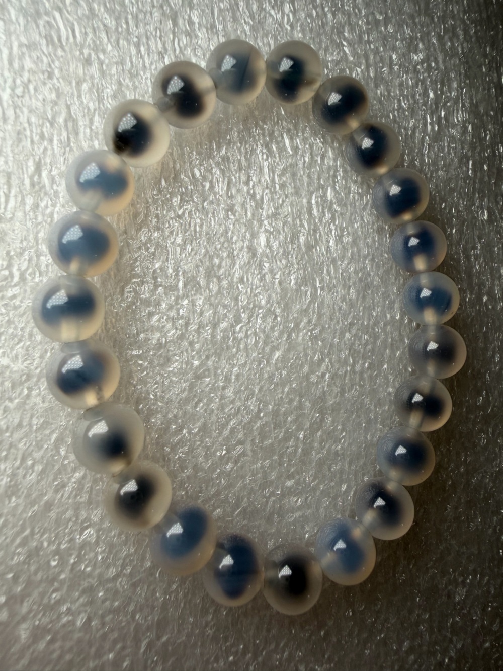 Beautiful 8MM Sugar Agate Natural Crystal Bracelet